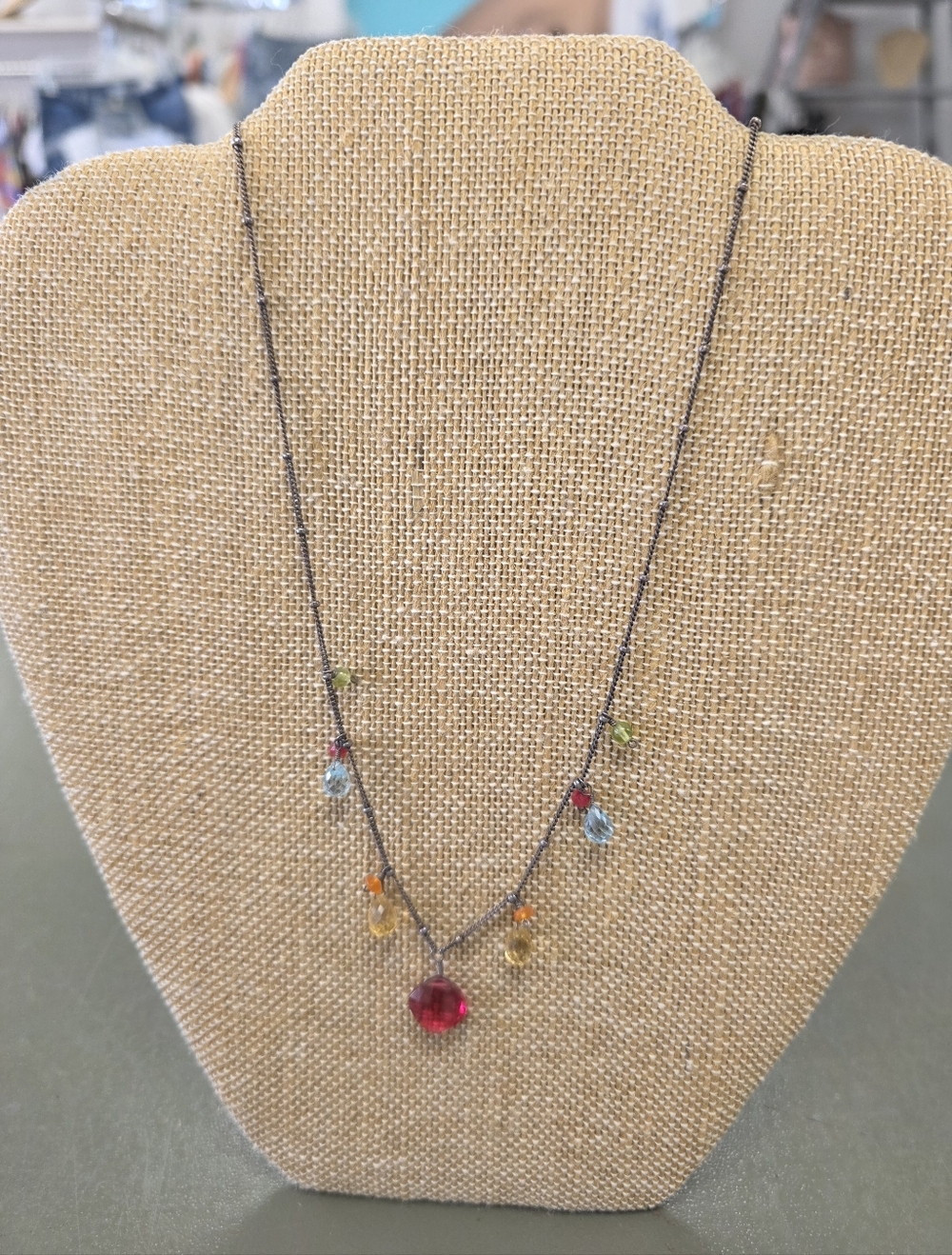 Anna Balkan Semi Precious Necklace Atlanta Based Designer